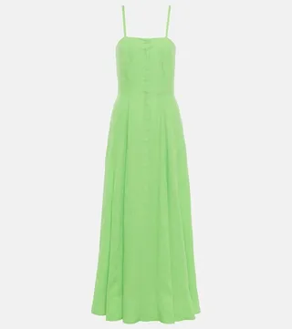Margritte linen midi dress