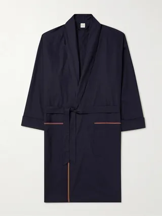 Cotton-Poplin Robe