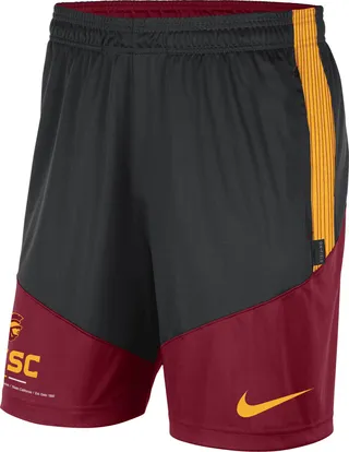 Nike Men's College Dri-FIT (USC) Knit Shorts in Black
