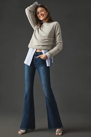 Hudson Barbara High-Rise Bootcut Jeans Blue