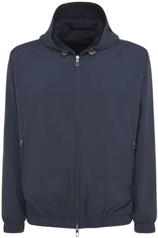 Reversible Windmate Hooded Bomber Jacket