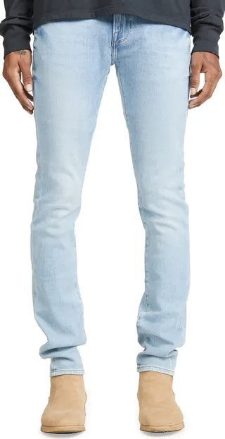 FRAME L'Homme Skinny Denim Jeans in Finn Finn Wash