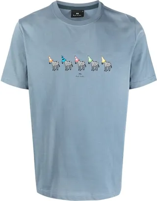 graphic-print short-sleeved T-shirt