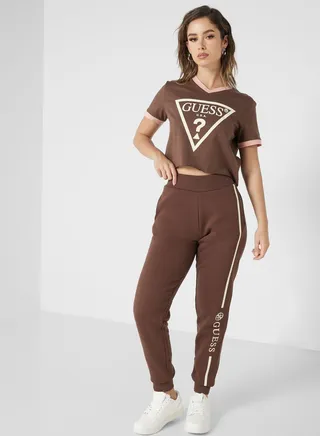 Logo Cuffed Bottom Sweatpants