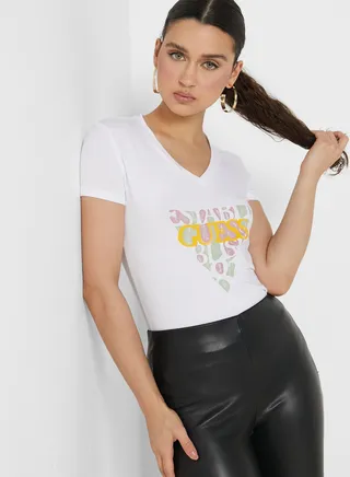 V-Neck Graphic T-Shirt