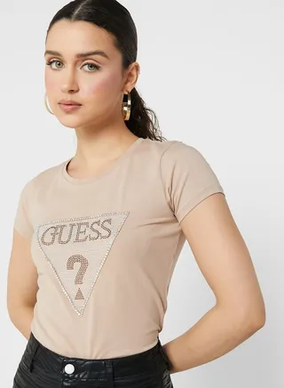 Crew Neck Graphic T-Shirt