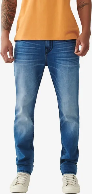True Religion Men's Rocco Super T Flap Skinny Jeans