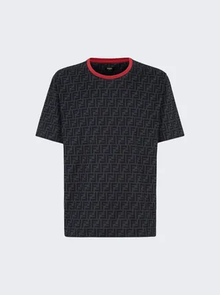 Zucca Tee Anthracite And Pink