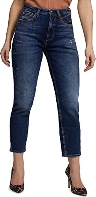 GUESS Women's Eco Relaxed Mom Jean