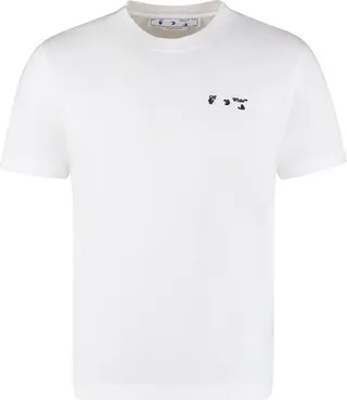 Off-White Logo Printed Crewneck T-Shirt
