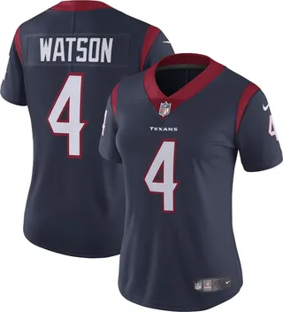 Women's Nike Deshaun Watson Navy Houston Texans Vapor Untouchable Limited Jersey