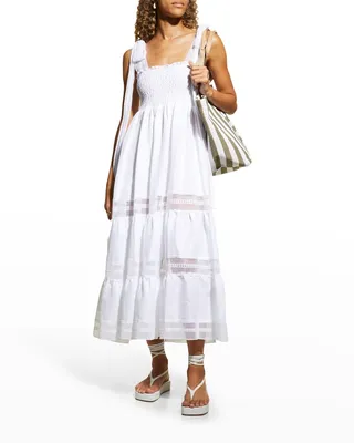 Addy Washed Linen Midi Dress