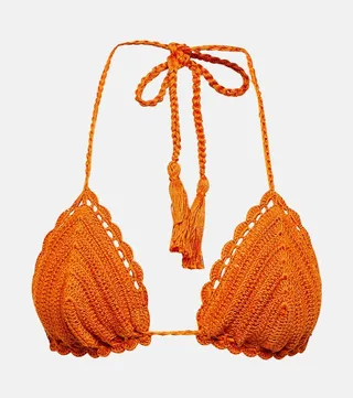 Crochet bikini top
