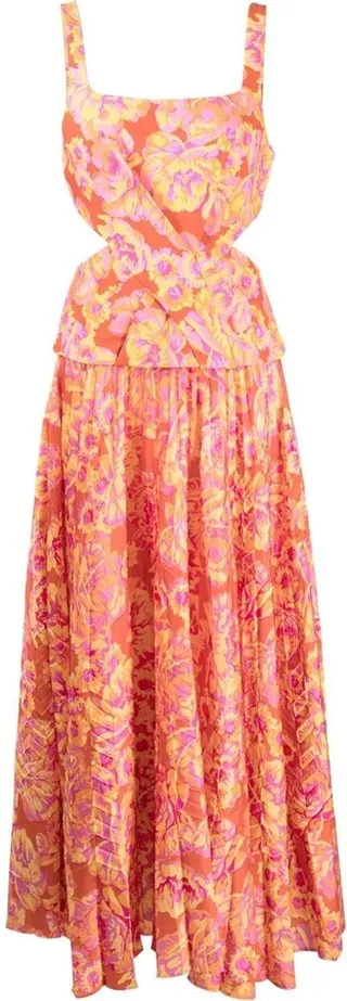 Chester floral-print dress