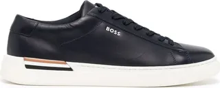 Stripe-Trim Low-Top Sneakers