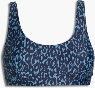 Primrose Leo Daisy leopard-print stretch sports bra
