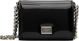 Dolce & Gabbana Black Micro Curb Chain Bag