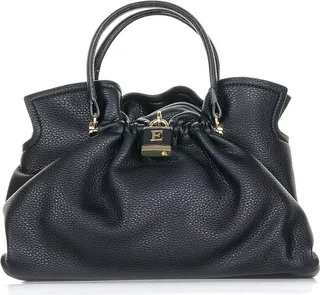 Octavia Curled Tote Bag With Shoulder Strap