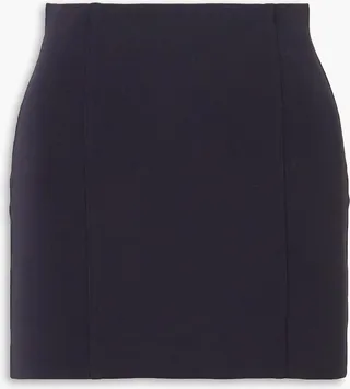 Malibu stretch-crepe mini skirt