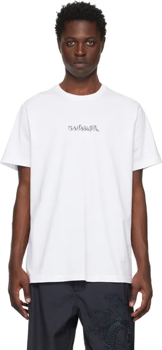Maharishi White Graphic T-Shirt