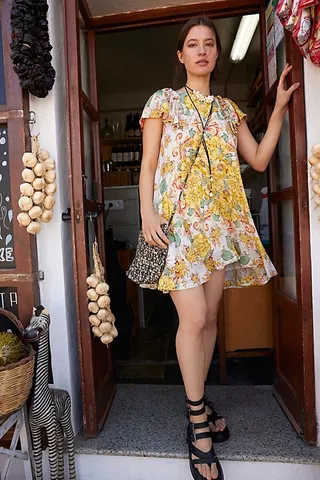 Yara Printed Mini Dress by Free People