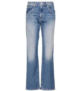 Boyfriend Wide high-rise straight jeans