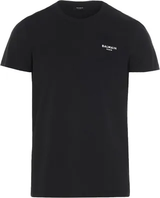 Balmain Mini Flocked Logo T-Shirt