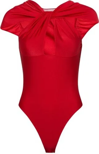 Cut out jersey bodysuite