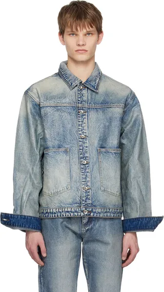 Who Decides War Blue Furor Denim Jacket