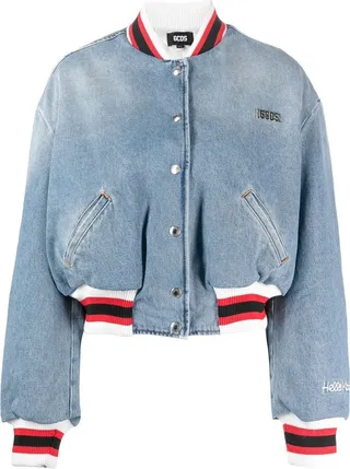 Hello Kitty denim bomber jacket