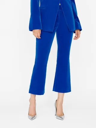 Le Crop Mini Boot Trouser Bluette