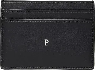 Nappa Leather Card Case Document Holder Black