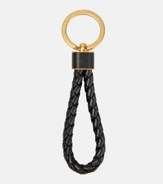 Intreccio leather keyring