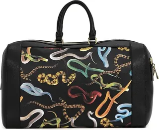 Graphic Print Holdall Bag