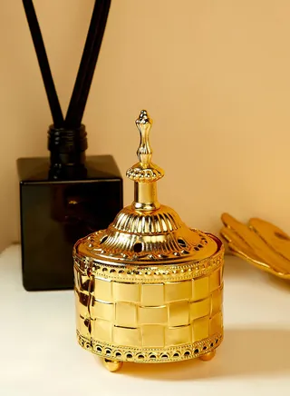 Metallic Incense Holder