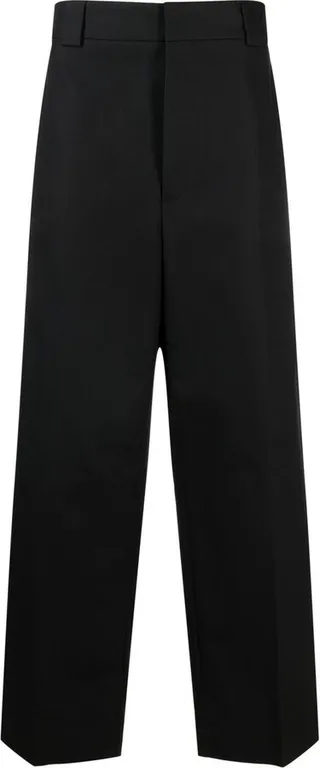 Logo-Patch Wide Leg Trousers