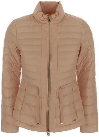 Woolrich Belted Mock-Neck Puffer Jacket