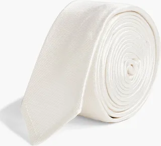 Silk-satin tie