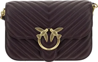 Pinko Love Bell Logo Plaque Shoulder Bag