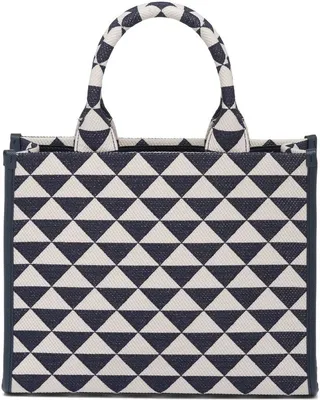 small Symbole jacquard tote bag