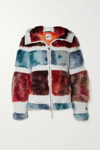 JETSET - Paola Hooded Padded Faux Fur And Shell Jacket - White