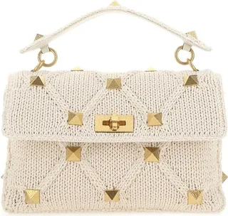 Valentino Garavani Roman Stud Foldpver Top Tote Bag