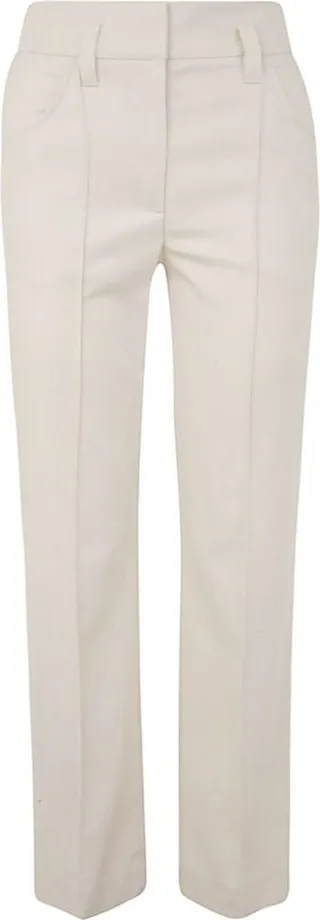 Brunello Cucinelli Straight Leg Tailored Pants