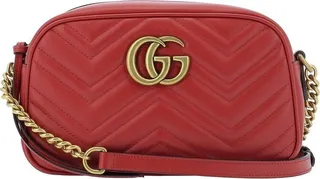 Gucci GG Marmont Small Matelassé Shoulder Bag