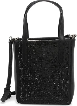 Kat Rhinestone Shopper Crossbody Bag
