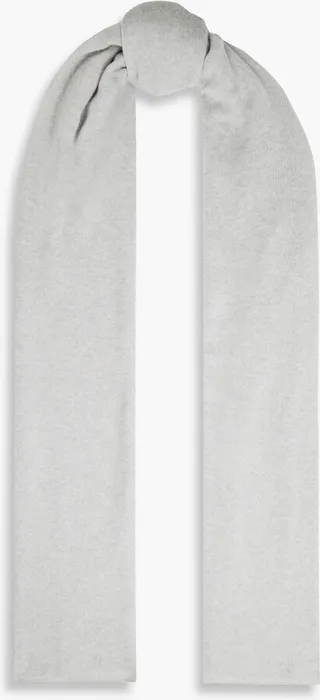 Mélange cashmere scarf