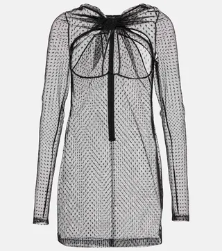 Point d'esprit minidress