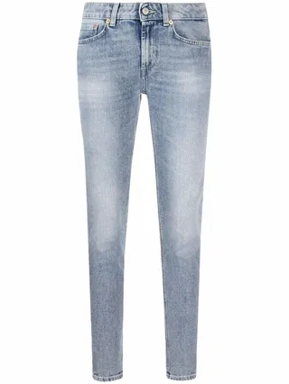 Distressed-Effect Denim Jeans