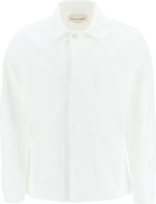 Alexander Mcqueen Mcqueen Graffiti Denim Jacket