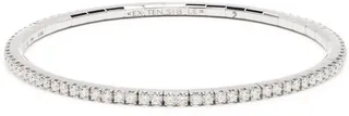 18kt White Gold Stretchy Diamond Bangle